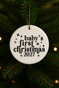 Baby's First Christmas 2027 Christmas Ornament