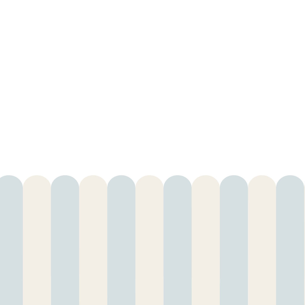 Playful Pickets (Light Blue) Wallpaper