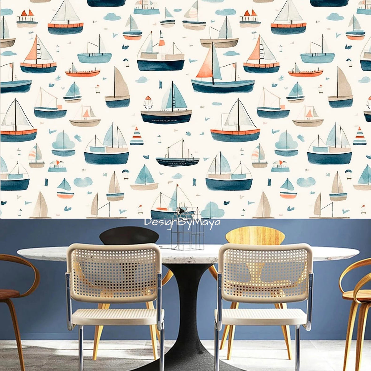 Alphabet Wallpaper - Nursery Wall Decor Wallpapers