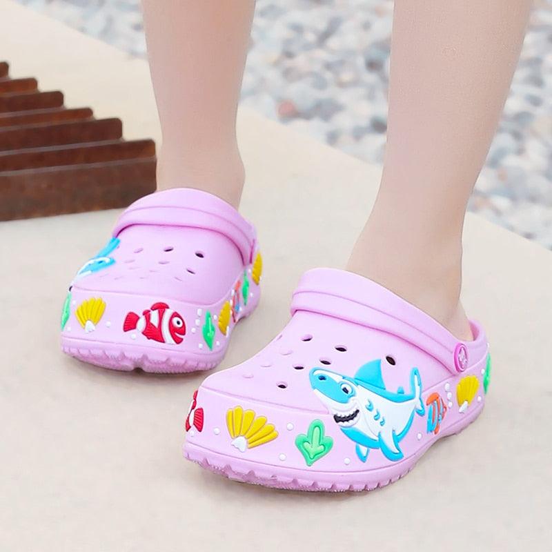 Children's Cartoon EVA Clogs with Charms