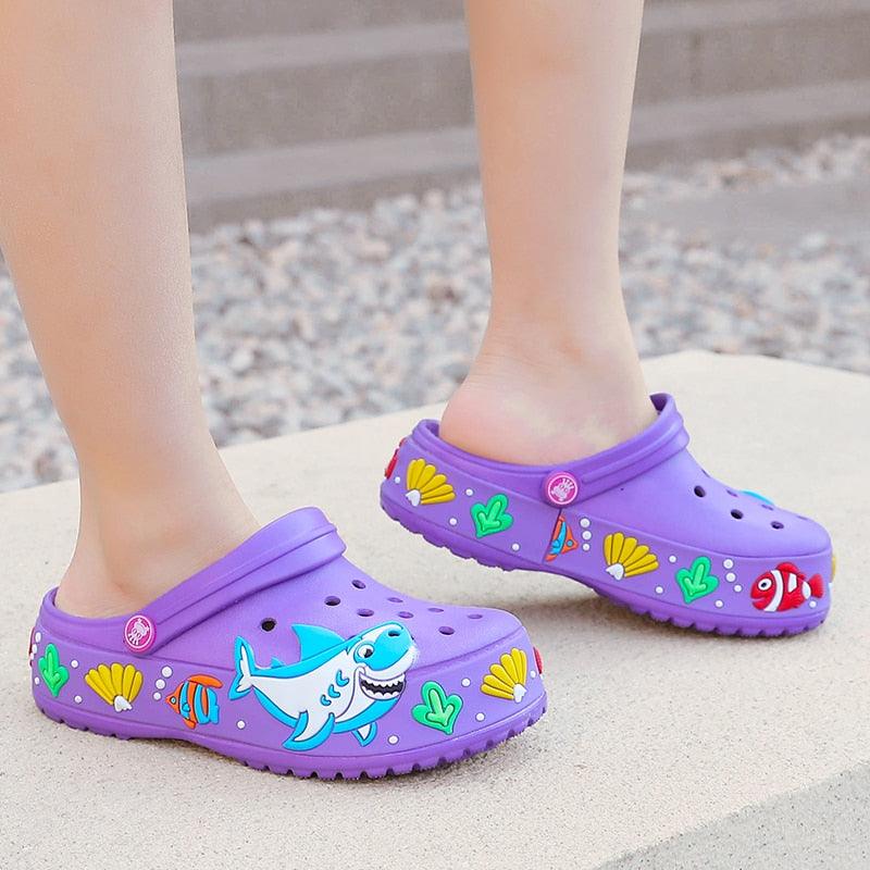 Children's Cartoon EVA Clogs with Charms