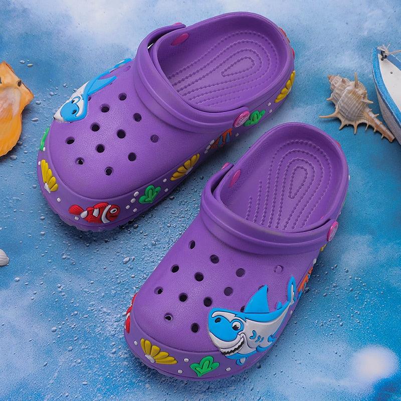 Children's Cartoon EVA Clogs with Charms