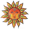 Iron Sun Face Wall Hanging Garden Indoor Living Room Metal Decorative Crafts