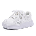 Children's White Mesh Sneakers