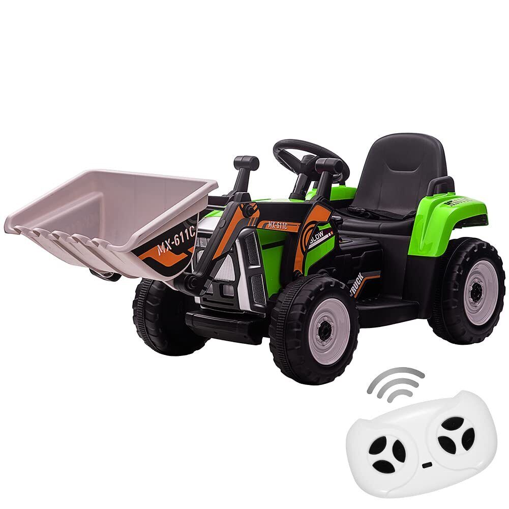 3-Speed Kids Ride-On Excavator with Music and Tractor Design for Outdoor Fun