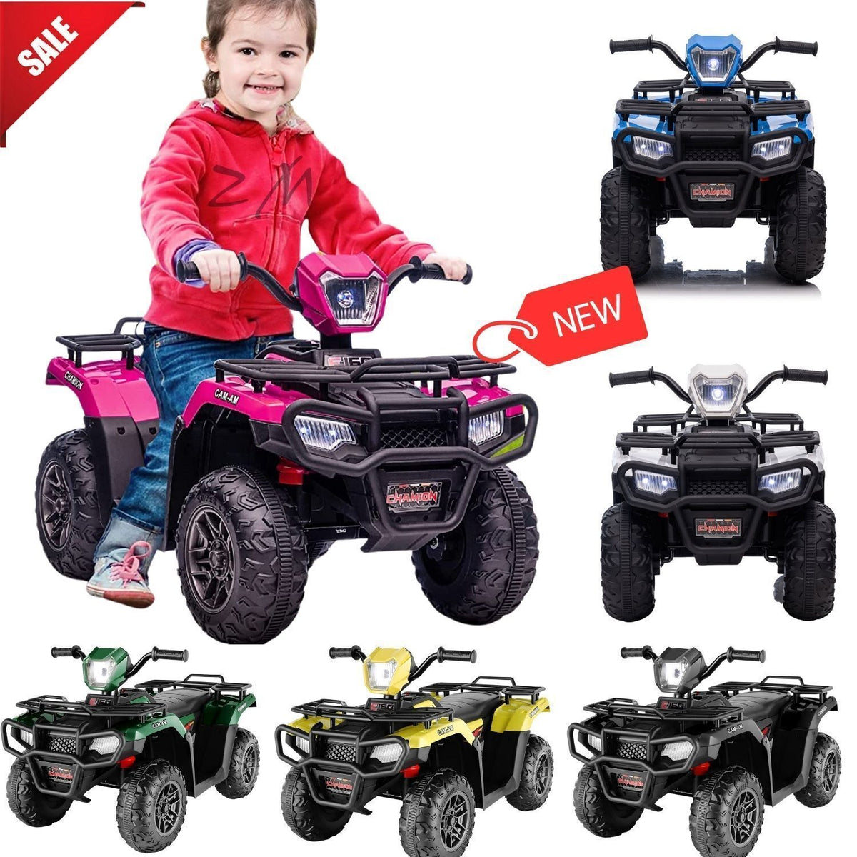 Electric 4-Wheel ATV Ride-On Car for Kids Ages 3 and Up - Fun Toy Vehicle for Children