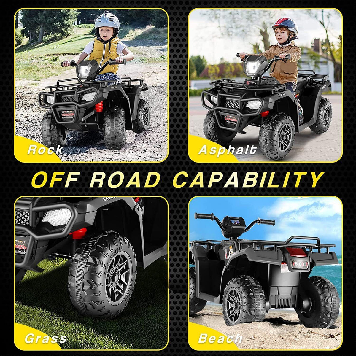Electric 4-Wheel ATV Ride-On Car for Kids Ages 3 and Up - Fun Toy Vehicle for Children