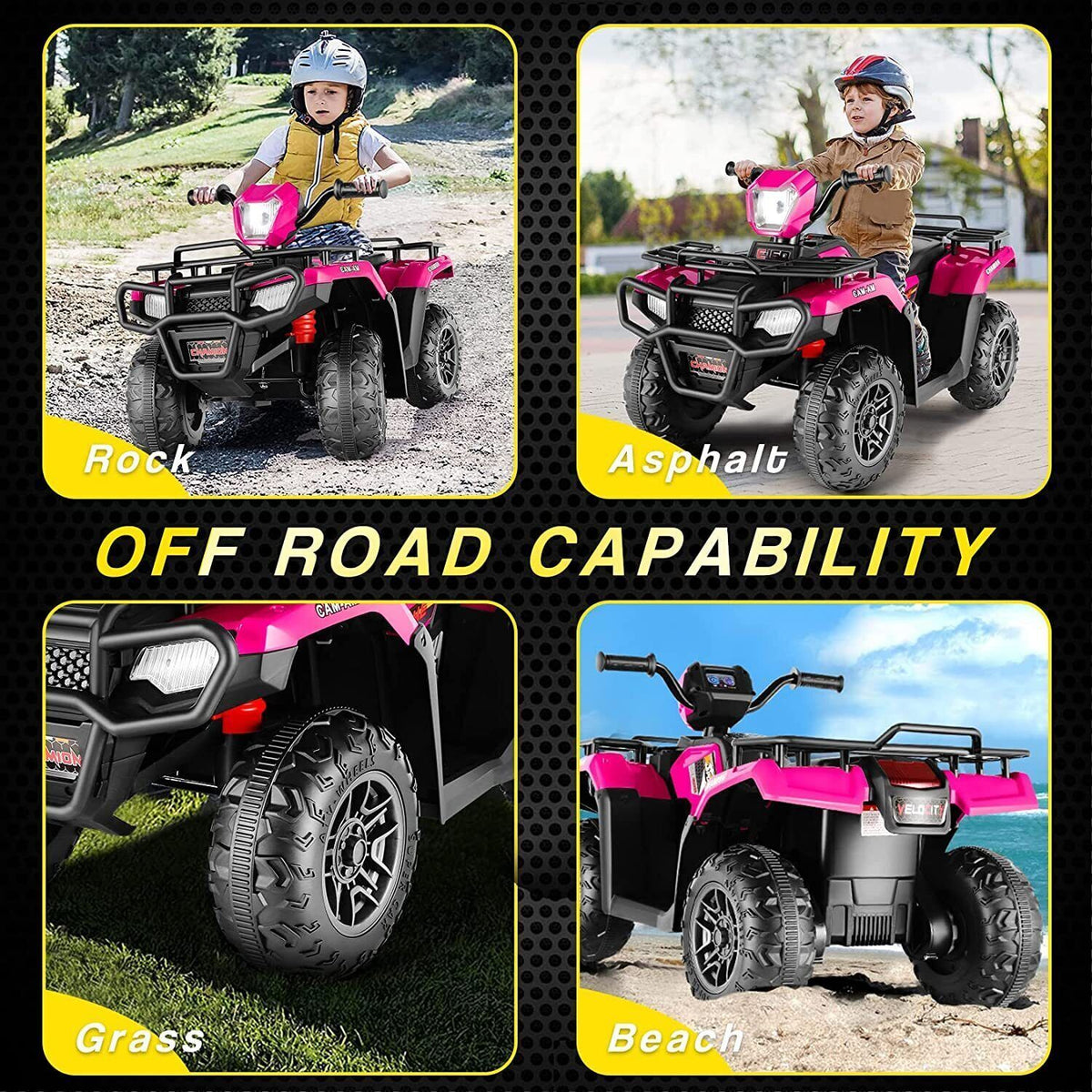 Electric 4-Wheel ATV Ride-On Car for Kids Ages 3 and Up - Fun Toy Vehicle for Children
