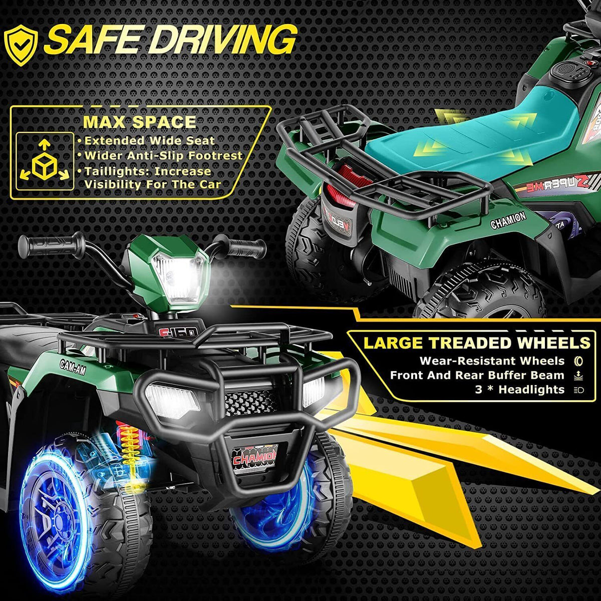 Electric 4-Wheel ATV Ride-On Car for Kids Ages 3 and Up - Fun Toy Vehicle for Children