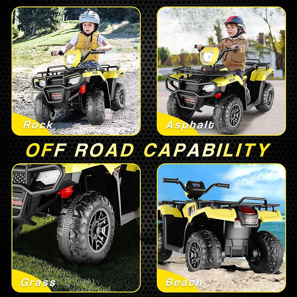 Electric 4-Wheel ATV Ride-On Car for Kids Ages 3 and Up - Fun Toy Vehicle for Children