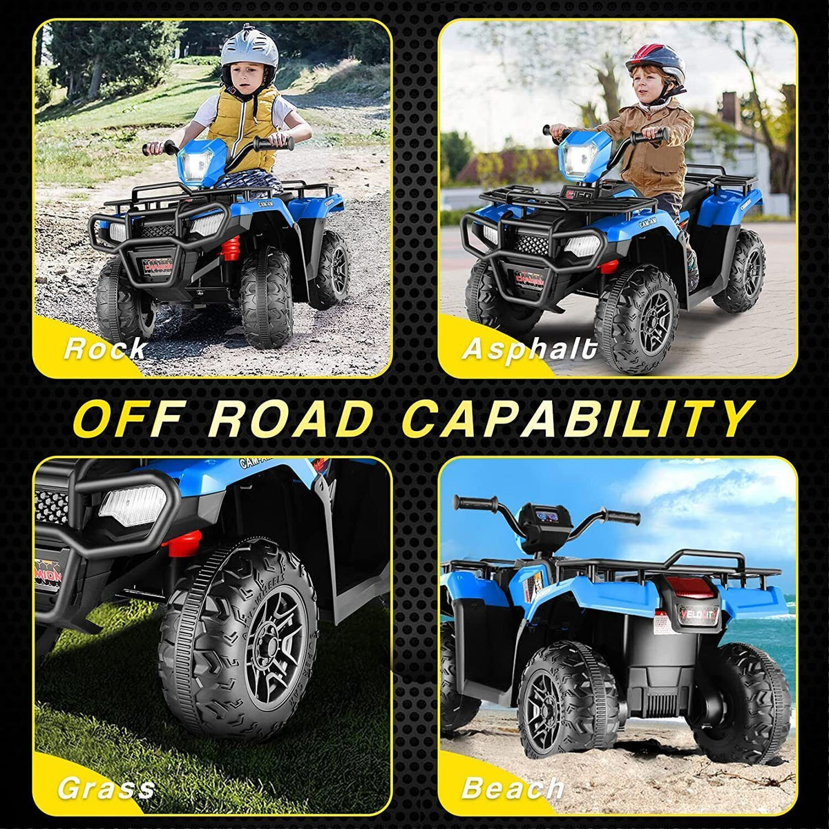 Electric 4-Wheel ATV Ride-On Car for Kids Ages 3 and Up - Fun Toy Vehicle for Children