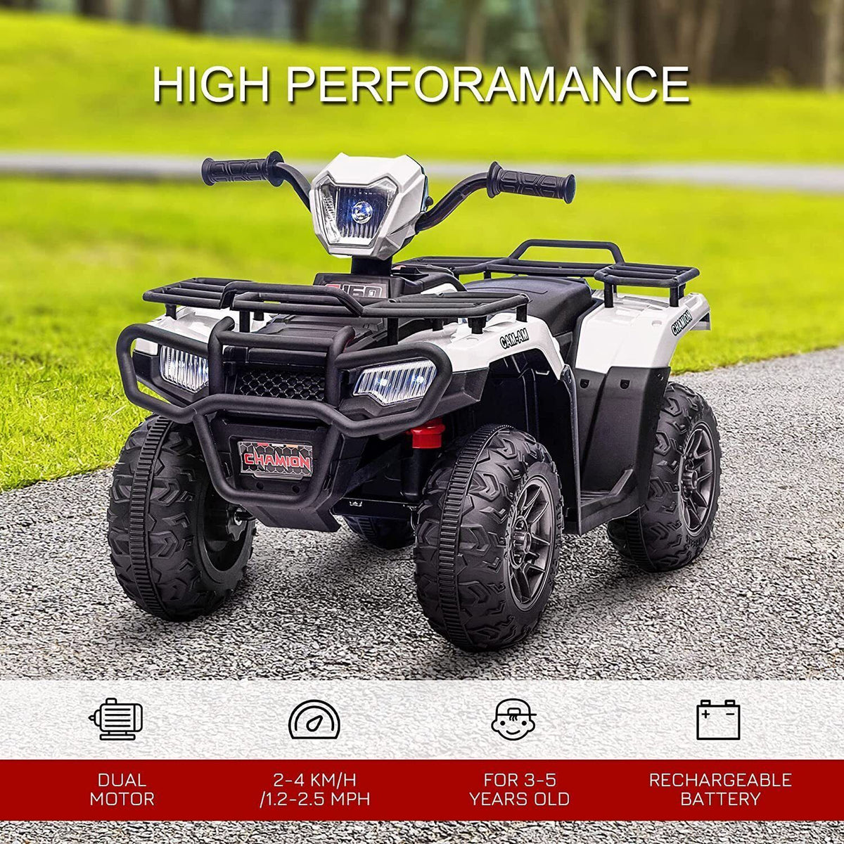 Electric 4-Wheel ATV Ride-On Car for Kids Ages 3 and Up - Fun Toy Vehicle for Children