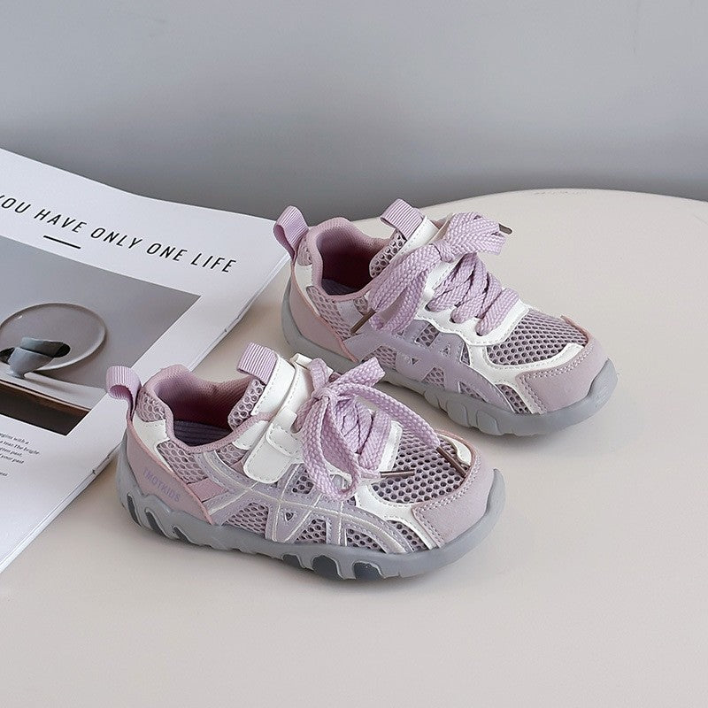 Children's Microfiber Trainers