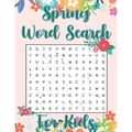 Spring Word Search For Kids: Hello Spring Word Search Puzzle Book Gift for Spring Season Lover - Paperback