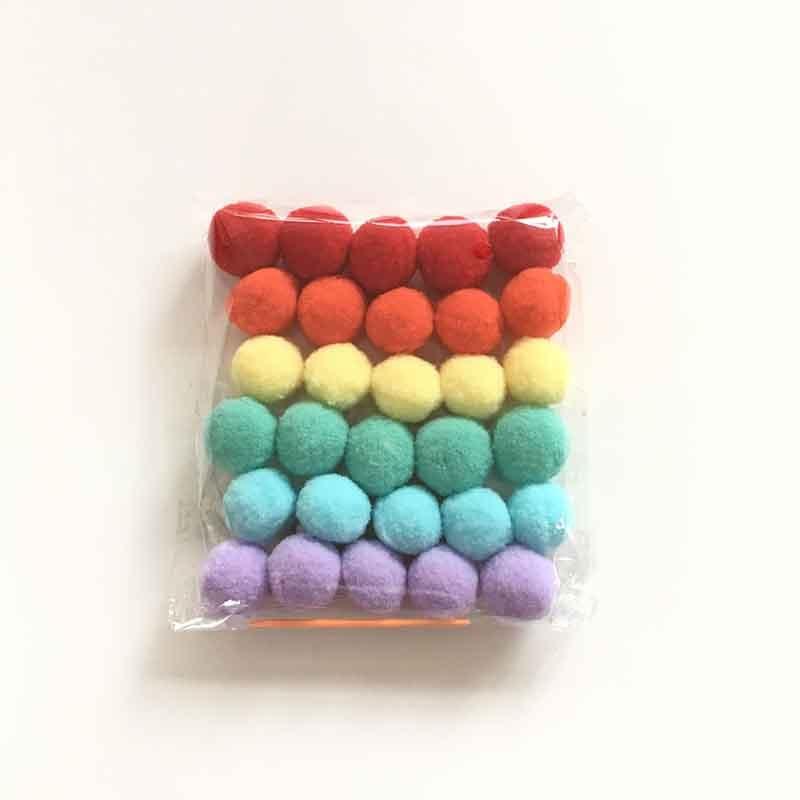 Felt Ball String Ornament Girls Room Decor Hair Ball Hanging Garland Handmade Pendant  For Nursery Decor Garland Pom Nordic Style Kids Decoration For Wall Christmas Tree Decoration