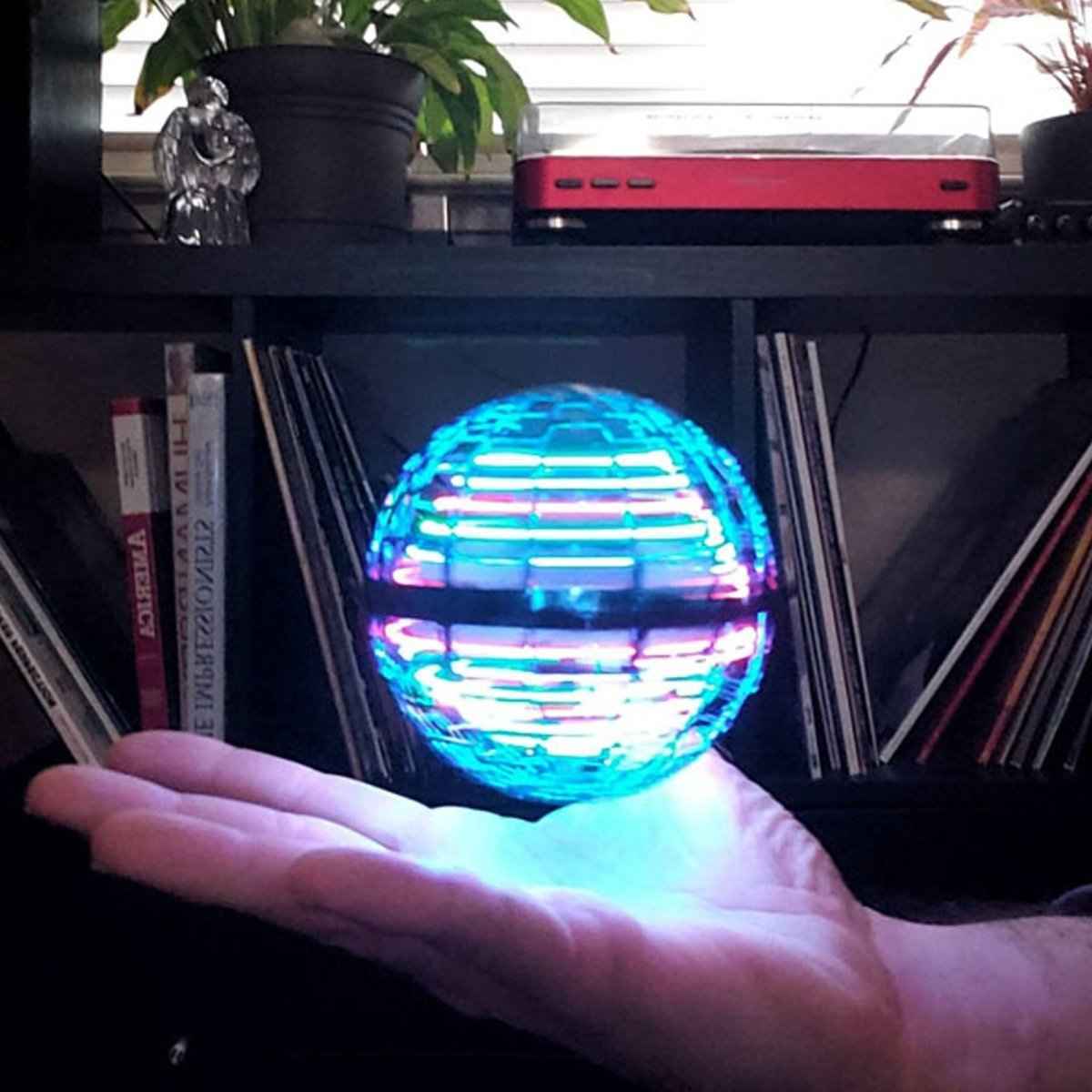 LED Flying Spinner Orb Ball Mini Drone Toy