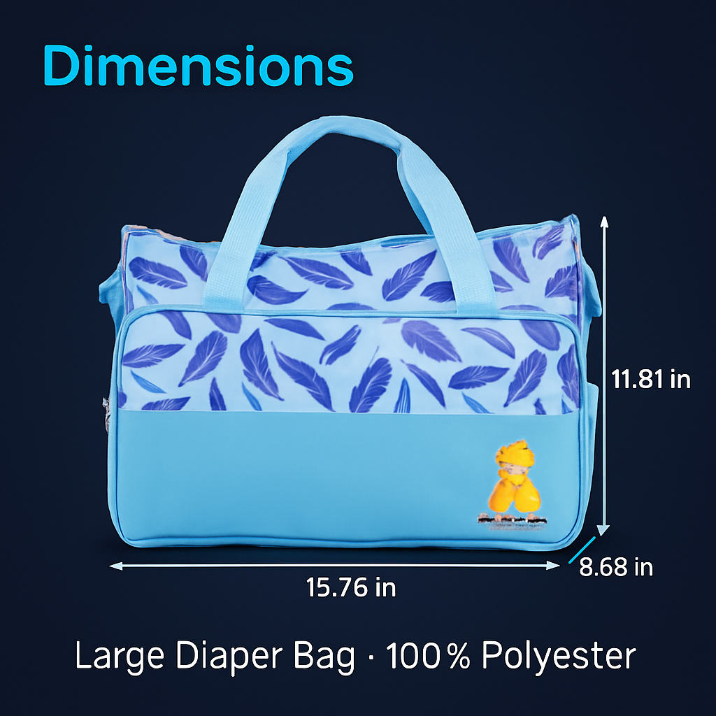 5Pcs Baby Nappy Diaper Bags Set Mummy Diaper Handbags with Diaper Pad Food Bag Bottle Bag Travel Tote Bags For Mom Dad