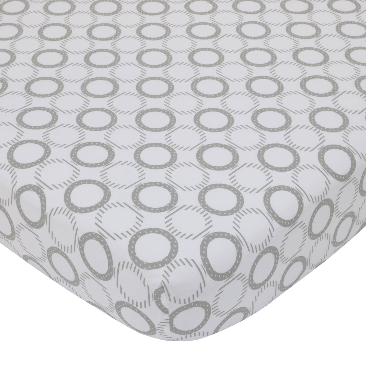 NoJo The Dreamer Pink and Grey Elephant 8 Piece Nursery Crib Bedding Set