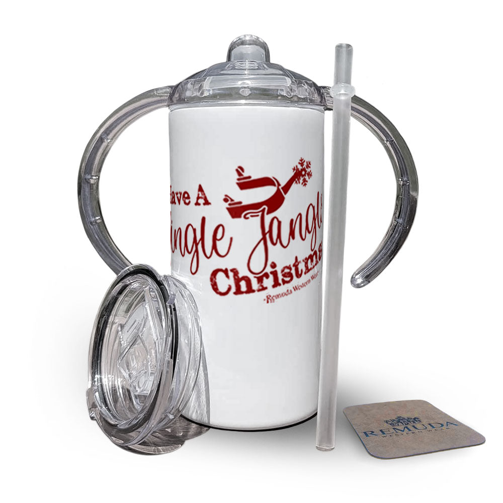 Have A Jingle Jangle Christmas - Kids Western Spur Sippy Cup