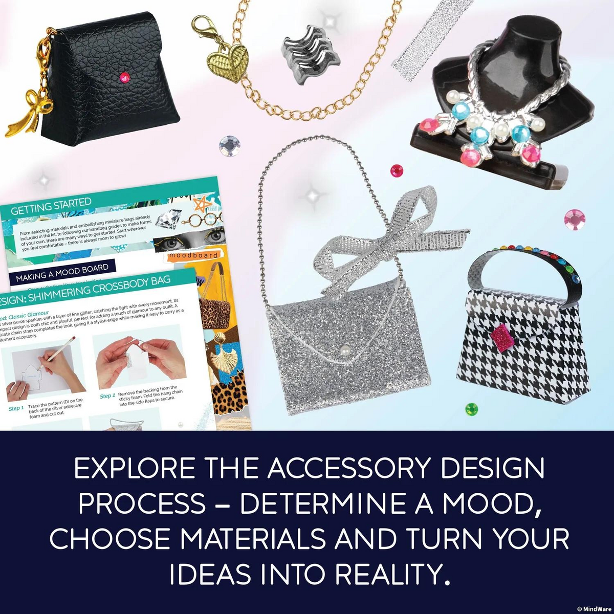 Fashion Accessories Design Learning Kit – Handbag, Jewelry & Creative Design