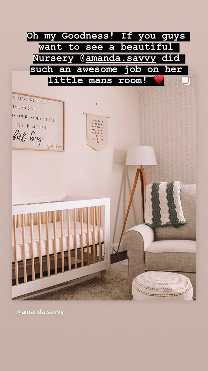 Close your eyes have no fear nursery wall decor wood sign