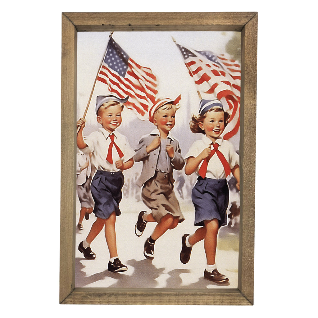 Vintage Parade Kids Framed Art
