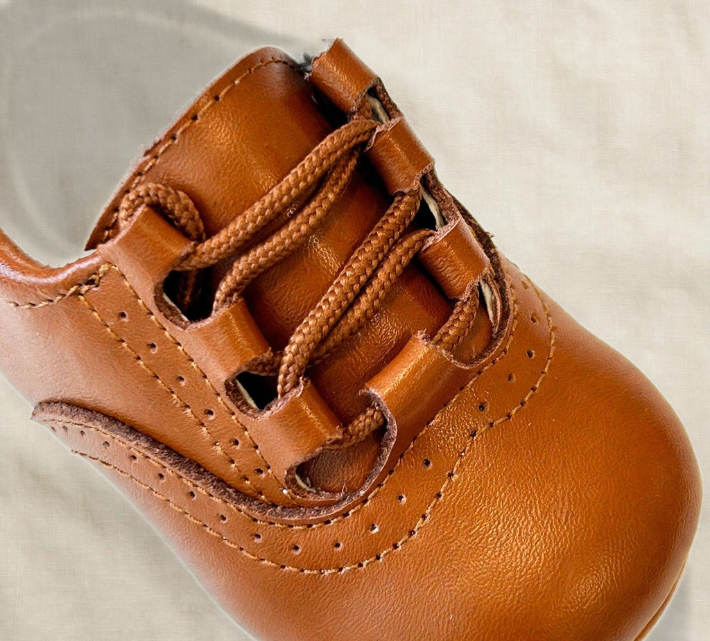 Alfie Children's Lace-Up Dress Shoes – Wide Toe Box