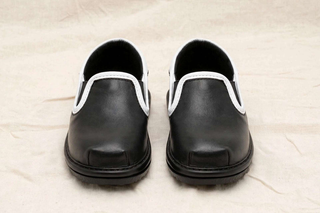 Kids Black Slip-On Dress Shoes – Vegan Leather Toddler Formal Shoes