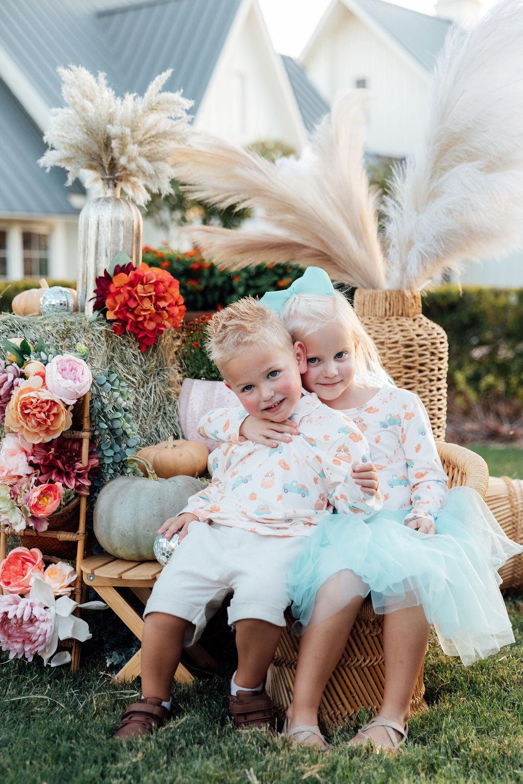 Pumpkin Spice Pups L/S Polo
