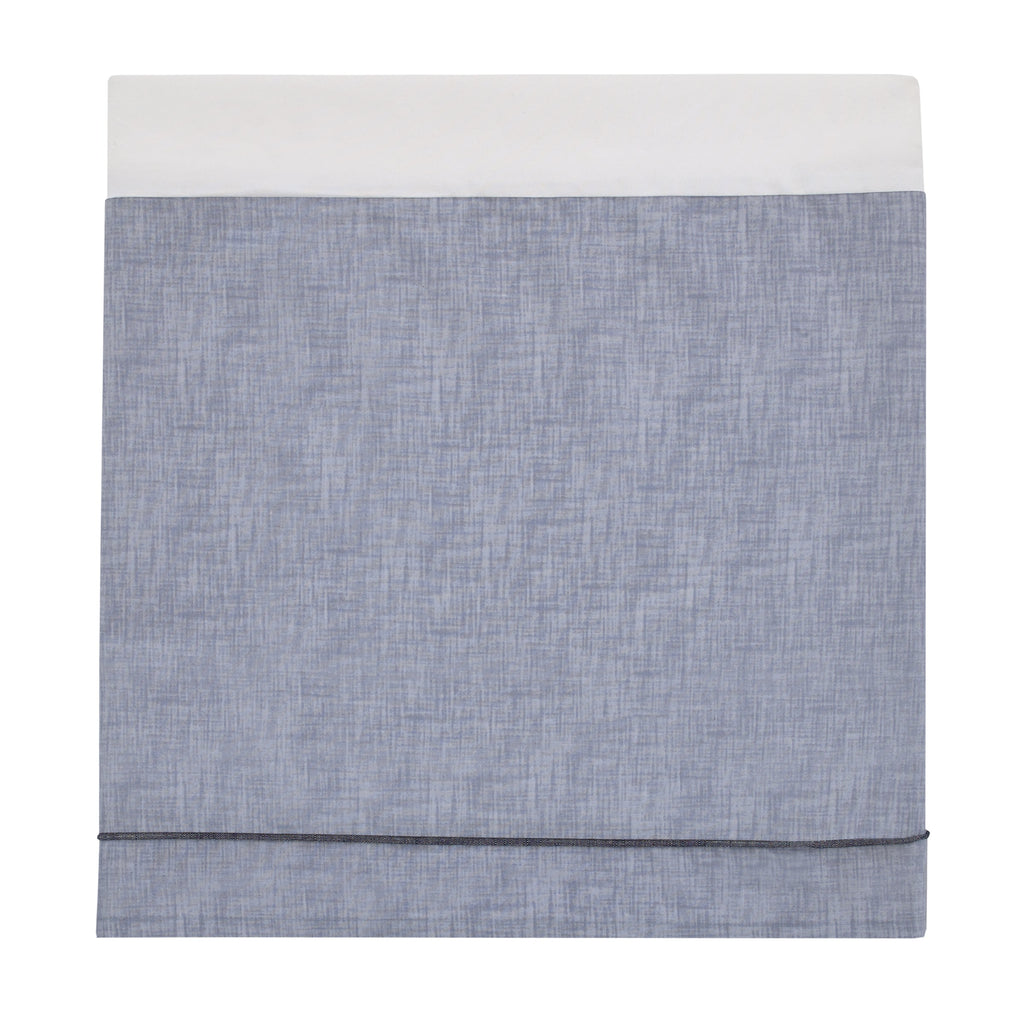 Mickey Mouse - Call Me Mickey Blue, White, and Gray The Adventure Begins Stars and Gingham 3 Piece Nursery Crib Bedding Set - Comforter, 100% Cotton Fitted Crib Sheet, and Crib Skirt