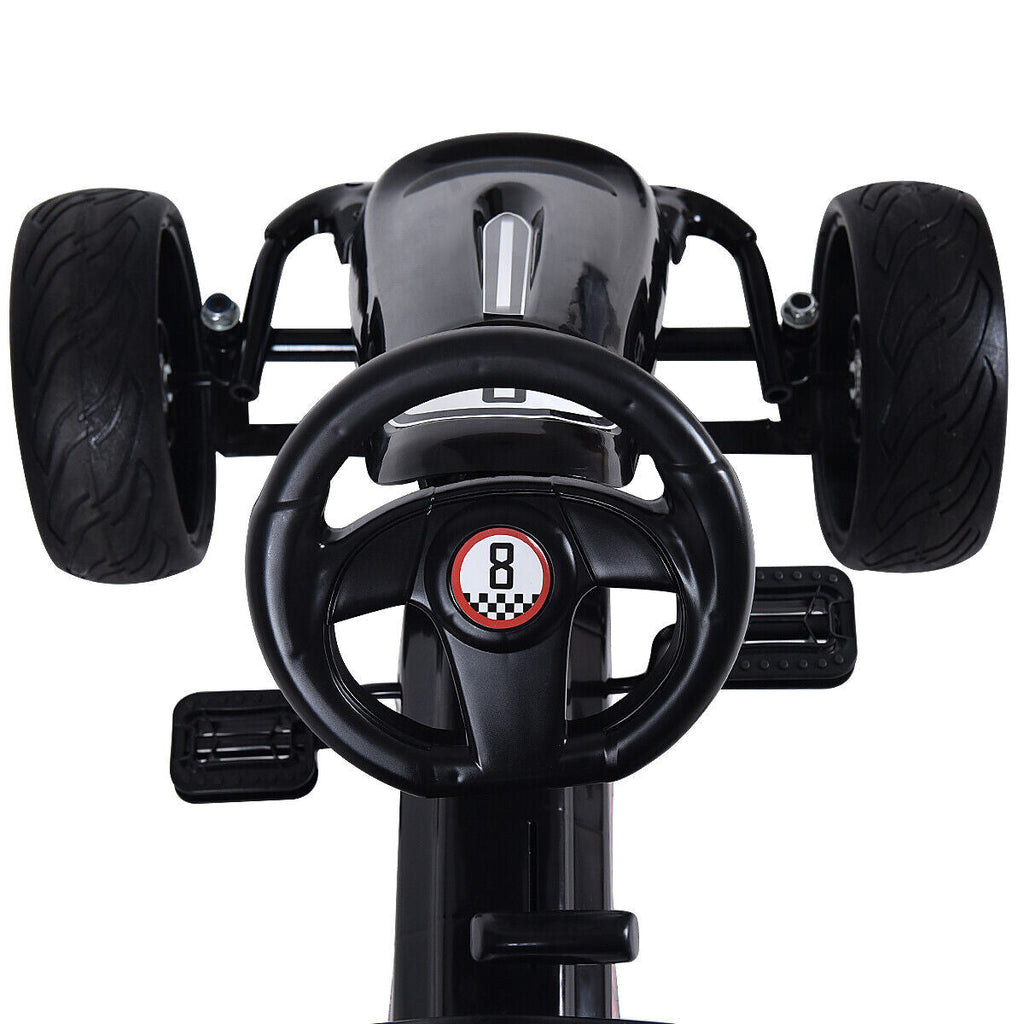 Pedal-Powered Go Kart for Kids with 4 Wheels - Perfect for Outdoor and Indoor Fun!