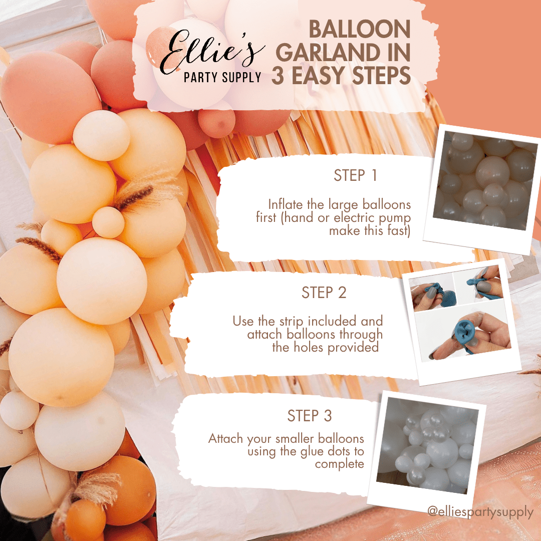 Patriotic Red, White & Blue Balloon Garland Kit