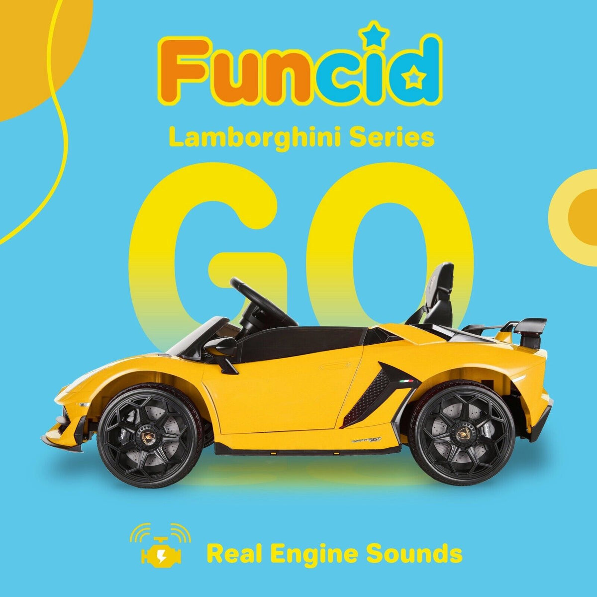 Rev Up the Fun with Our Lamborghini-Inspired Electric Ride-On Car for Kids!