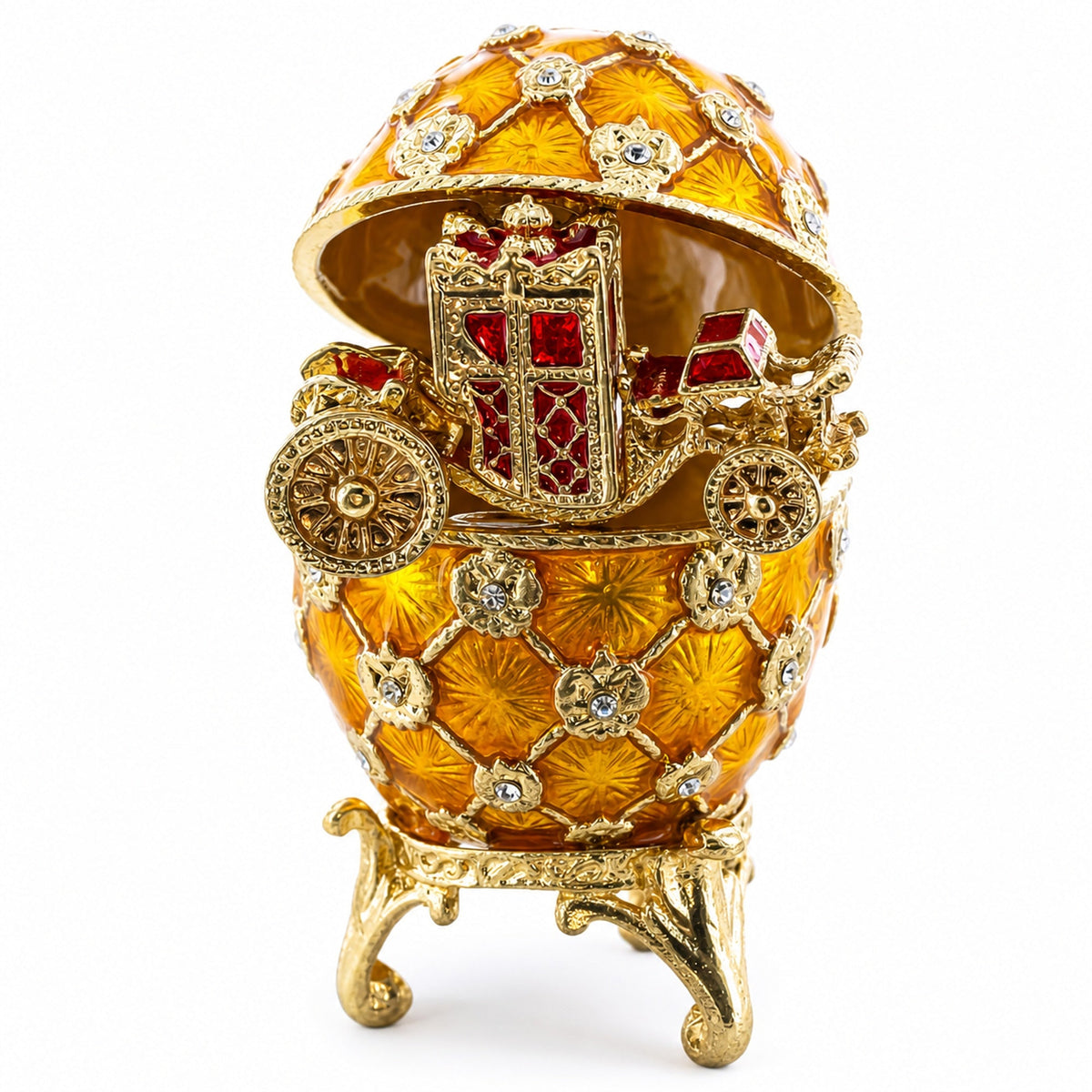 1897 Coronation Royal Imperial Easter Egg 2.5 Inches