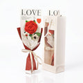 Rose Crochet Bouquet with Gift Bag for Valentines Day Mothers Day