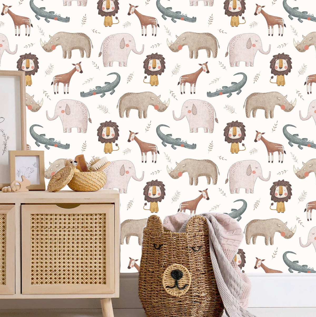 Arctic Animals Wallpaper - Nursery Wall Decor Wallpapers