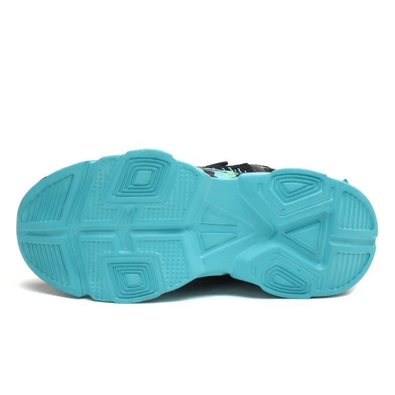 Children's Stretch-Mesh Hook-and-Loop Sneakers