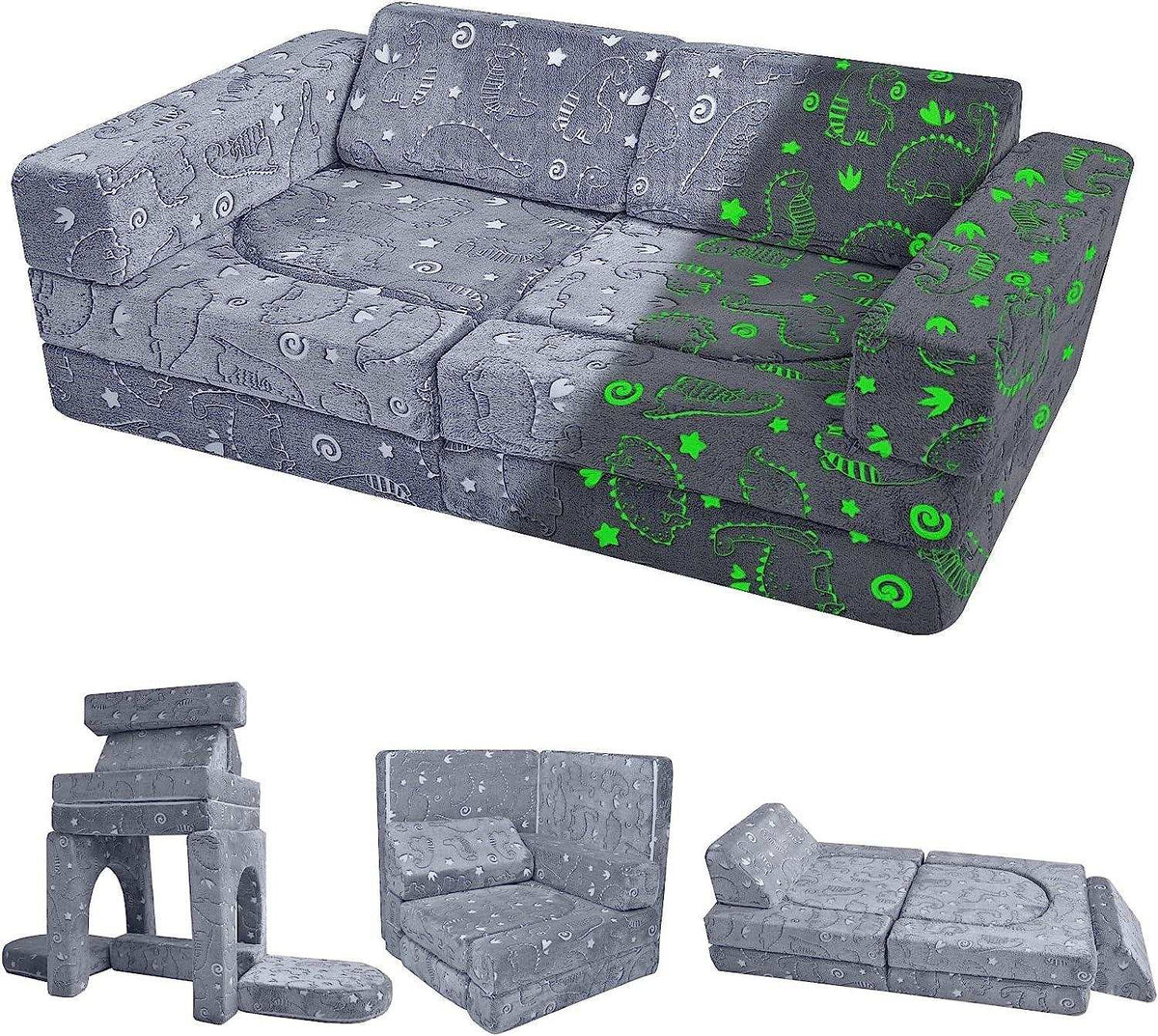 10-Piece Kids Play Couch