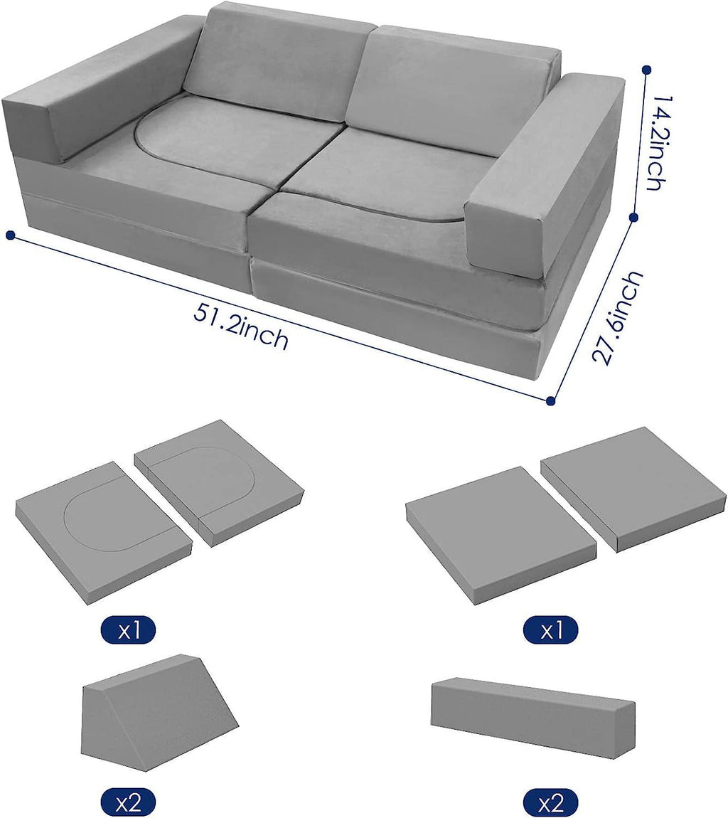 10-Piece Kids Play Couch