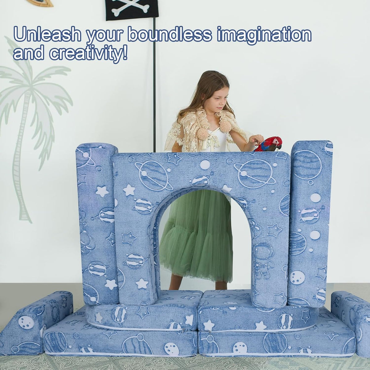 10-Piece Kids Play Couch