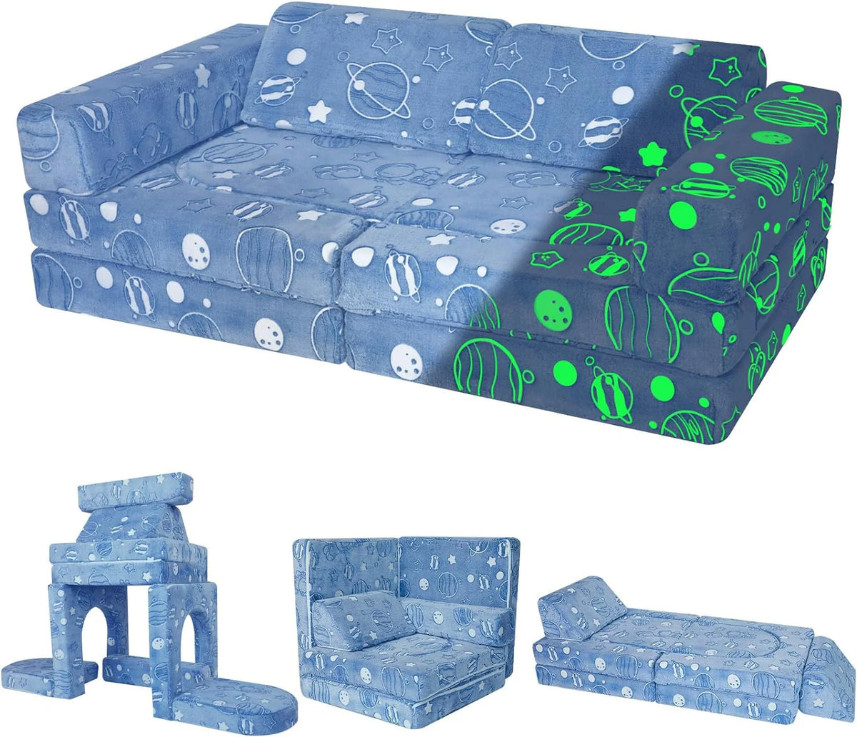 10-Piece Kids Play Couch