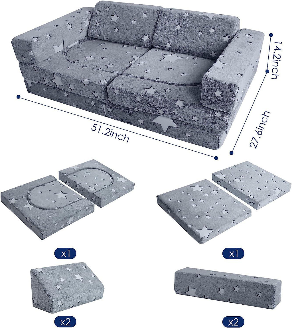 10-Piece Kids Play Couch