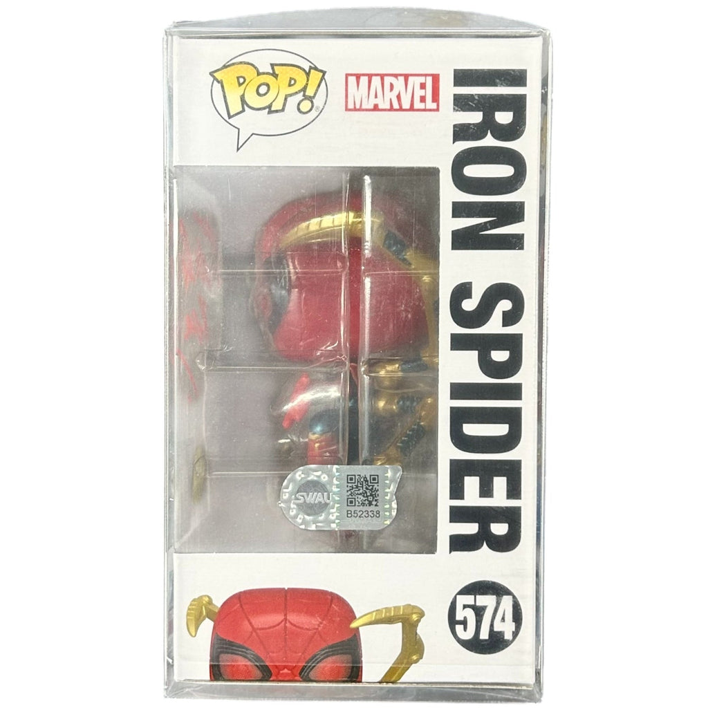 Funko Pop: Iron Spider #574 Sam De La Rosa Autographed w/COA