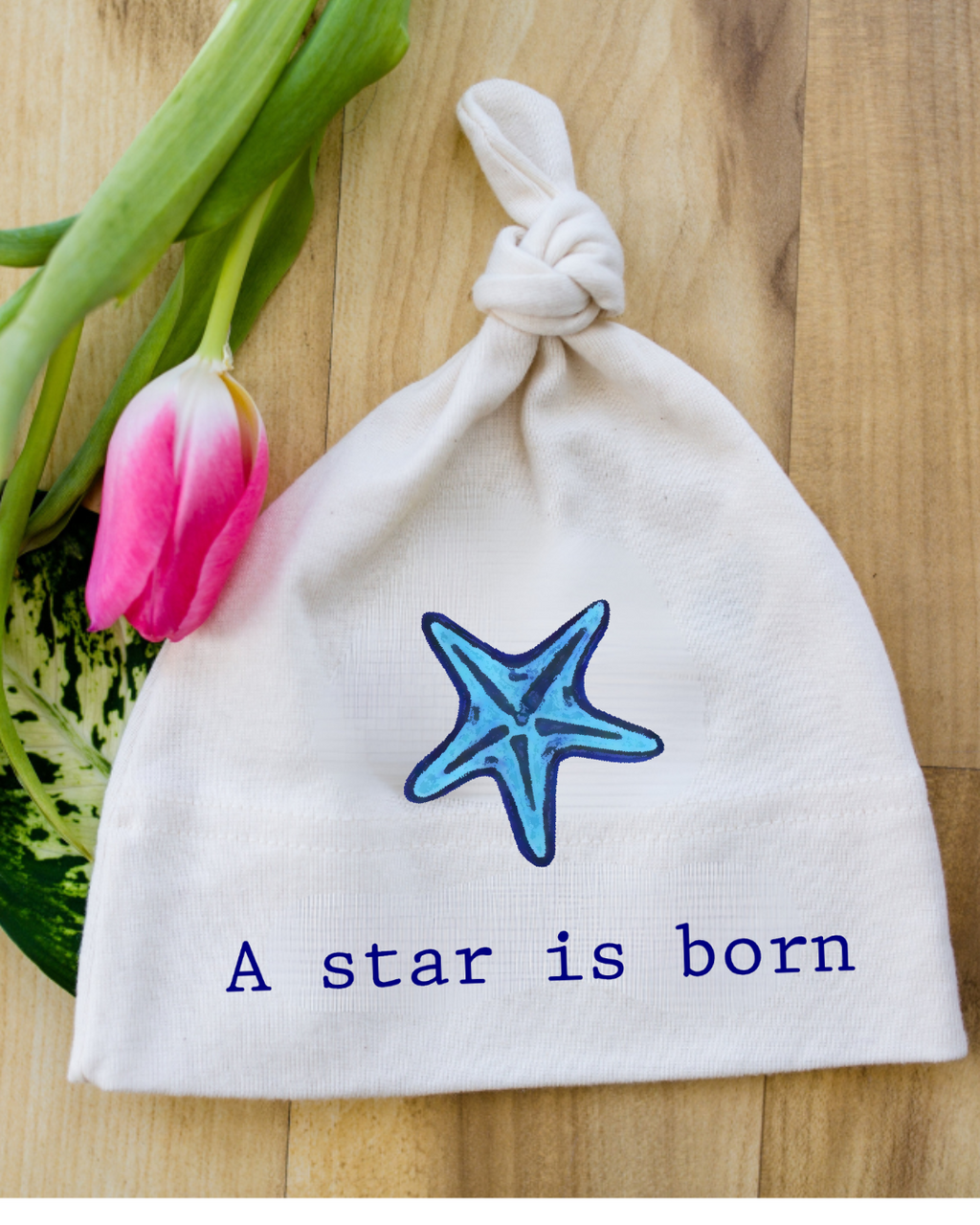 A Star Is Born Long Sleeve Romper & hat Gift Set