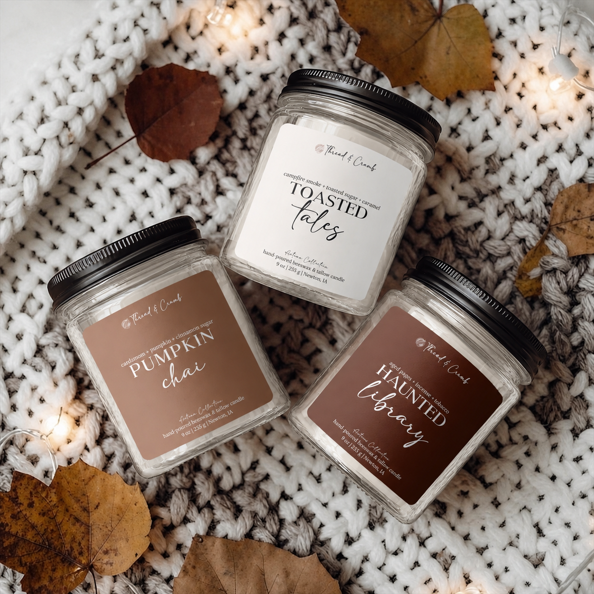 Spiced Banana Bread | Fall Bakery Beeswax + Tallow Candle – Autumn Collection