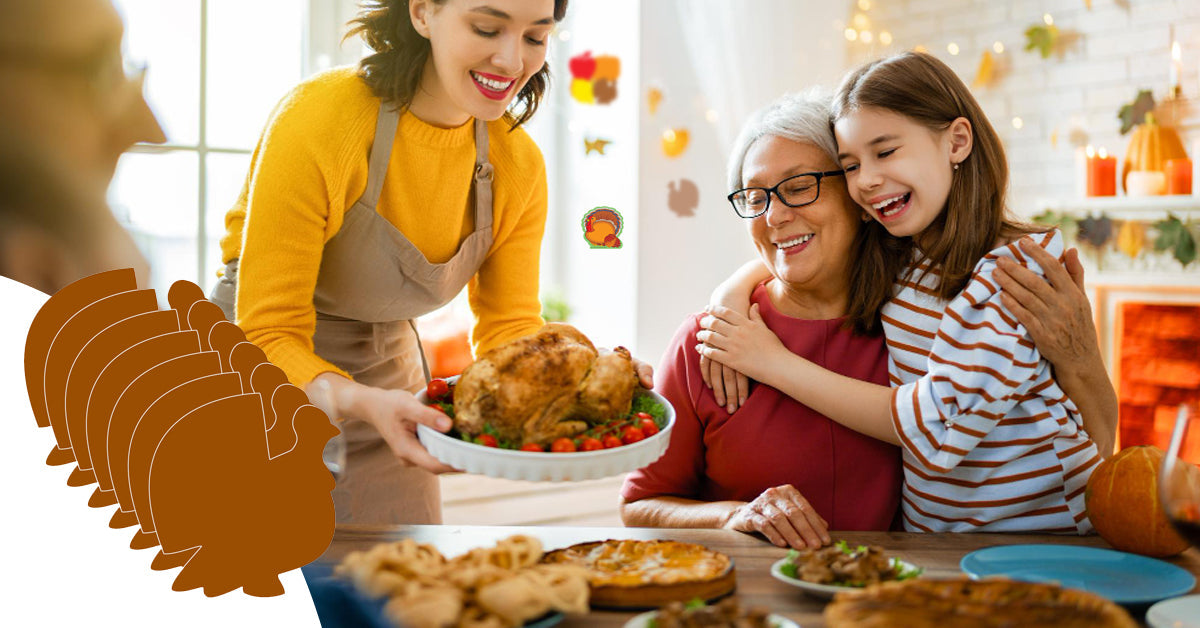 SHAPES ETC.  124 Pcs Thanksgiving Turkey Large Assorted Color Cut-Outs - 5.5in