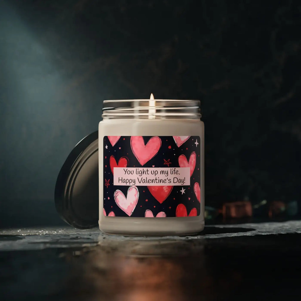 DipaliZ Scented Soy Candle – Valentine’s Day Decor