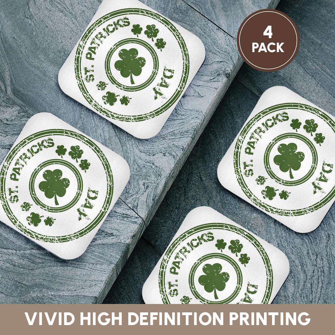 R McDowell Graphics St Patricks Day - St Pattys Day - Coasters