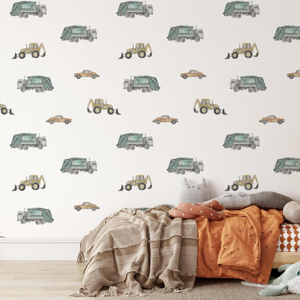 Wheels on Wheels Wallpaper
